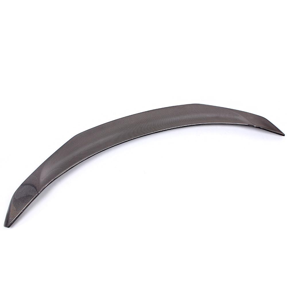 Tesla Model 3 V-Style Carbon Fiber Rear Wing Spoiler: No Drilling Needed