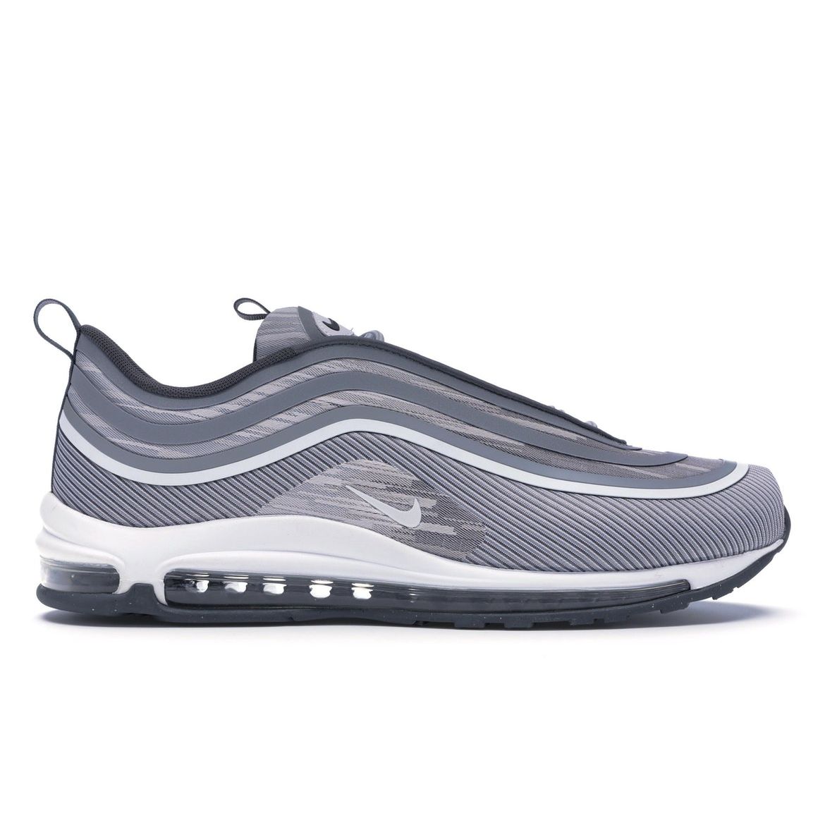 

Мужские кроссовки Nike Air Max 97 Ultra 17 Wolf Grey темно-серо-белые 918356-007