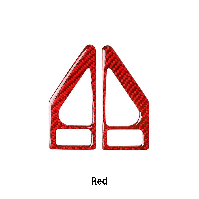 

2 шт., задние фонари для чтения из углеродного волокна, отделка, Стайлинг автомобиля для BMW 3 серии E46 1999-2004, модификация интерьера красный
