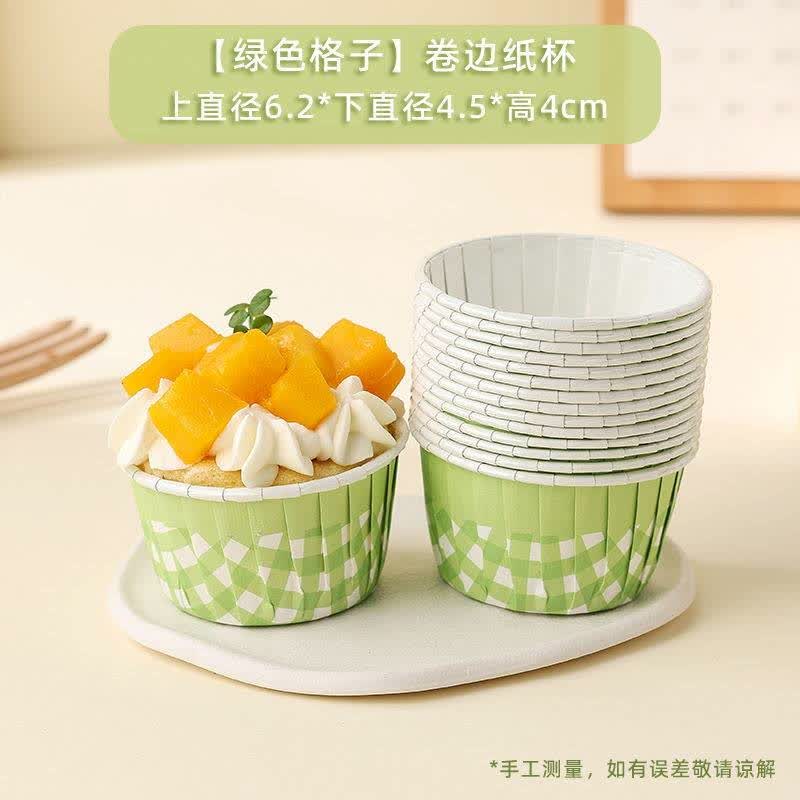 Yuluo Rolled Edge Cupcake & Muffin Baking Cups