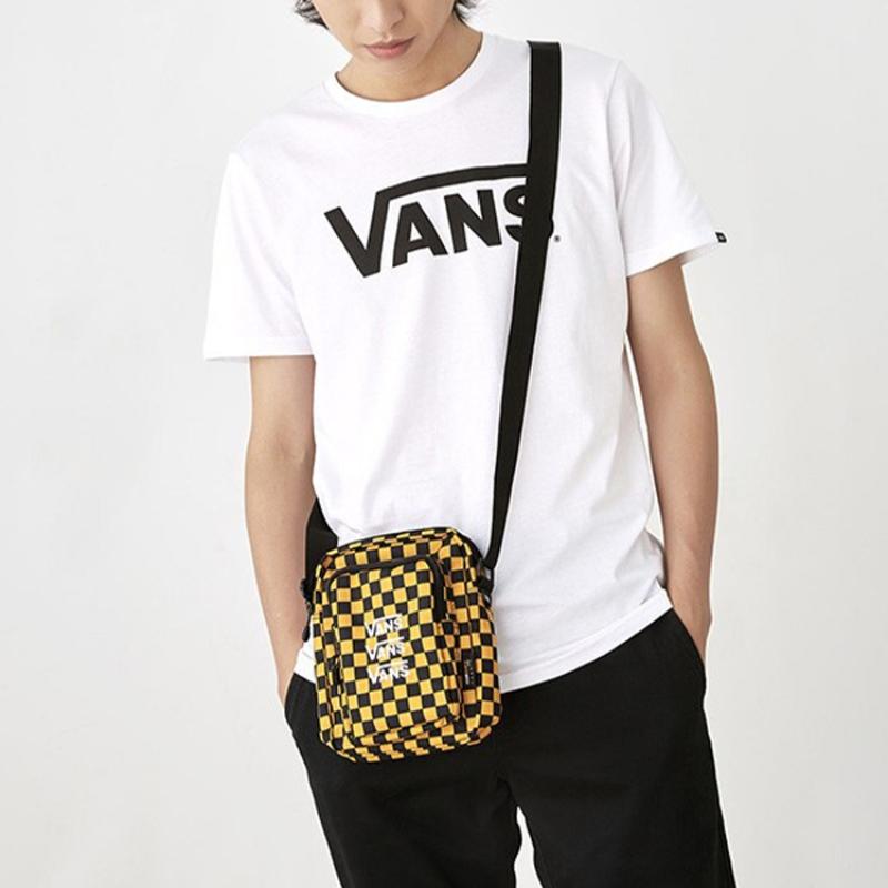 Vans Fabric Crossbody Bags Unisex Black Yellow Vans VN0A3TXMSF1
