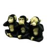 Lovely Chimpanzee Figurine Handmade Polyresin Ape Brothers Miniature Home Decor Art and Craft Wild Animal Ornament Gift