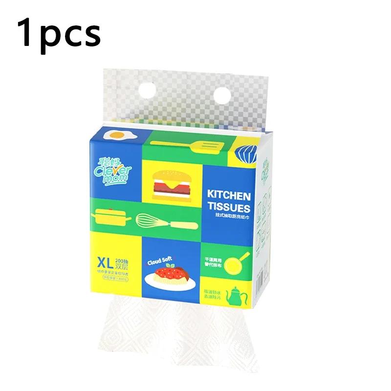 

Кухонные бумажные полотенца, подвесной ящик для кухонной впитывающей бумаги 200 шт., большая емкость для кухни, столовой