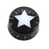 1pcs Guitar Top Hat Knobs Star Pattern Speed Volume Tone Control Knobs  for LP ST SQ Electric Guitar Parts