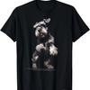 Arte del cane Schnauzer Nano T-shirt Schnauzer Nano