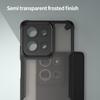 For Motorola Moto G75 5G Case Hybrid Frosted Phone Back Cover