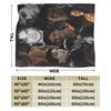 The Vampire Diaries Damon Salvatore Horror Blanket Airplane Travel Flannel Throw Blanket For Outdoor Warm Soft Design Quality