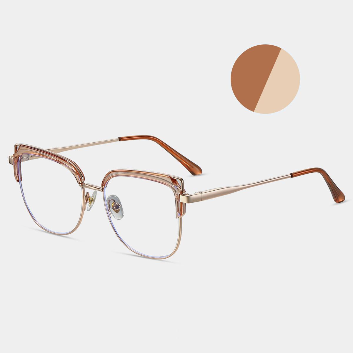 

TR90 Reading Eyewear Female Eyeglass Frame Ladies Metal Transparent Screen Spectacle Cat s Presbyopic Alloy Eye New Clear Presbyopic Computer Original lens 0