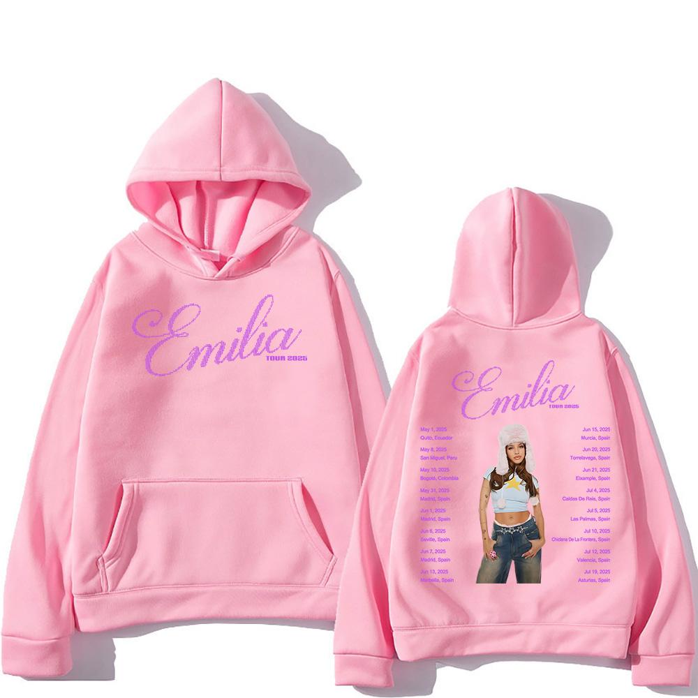 Mernes Fashion Hoodie Emilia Mernes Tour Sweatshirts Casual Harajuku Aesthetic Pullovers Women Men Y2K Hoody
