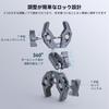 SmallRig Super Clamp Ball Head Magic Arm Crab Clamp Double Clamp 360 Degree Rotation Screw for LED Light External Monitor Bike Best Angle Tripod