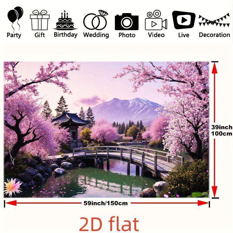 2D plane 1 piece of serene green water background fabric suitable for tea houses study rooms and Japanese style settings