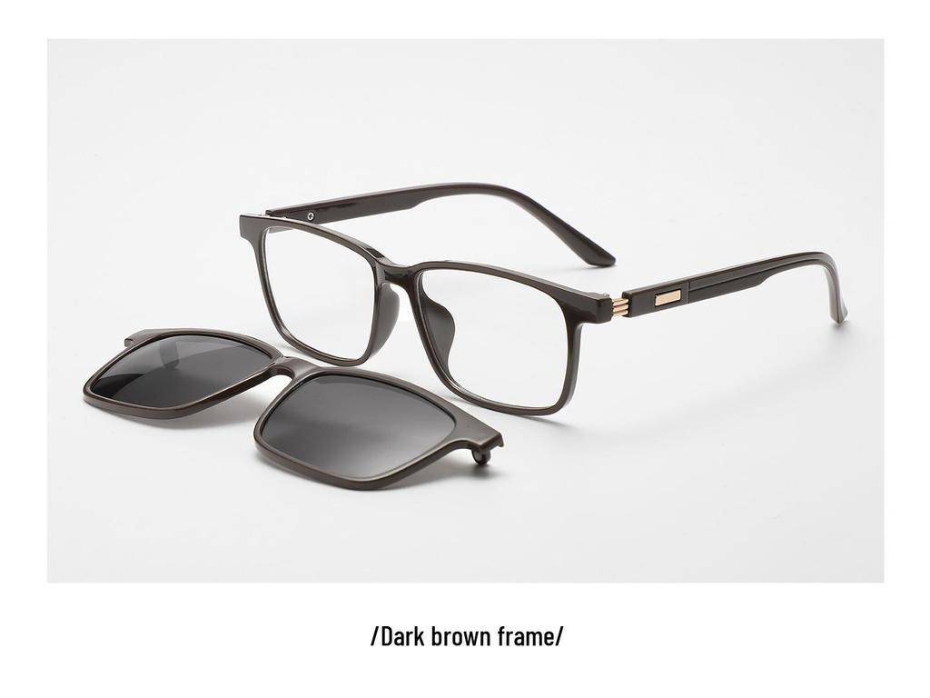 2025 Magnetic Clip-on Unisex Trendy Anti-UV Sunglasses for Driving & Outdoor