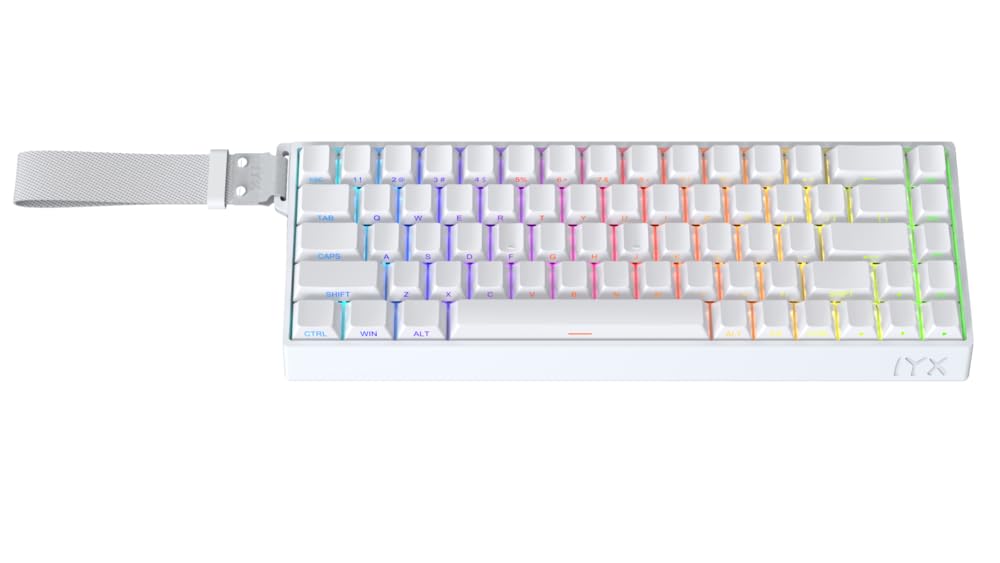 

IYX MU68 Pro White Rapid Trigger Gaming RT Japanese Distributor Keyboard, 8000Hz, 0.02mm [Authorized Warranty]