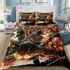 Anime Attack on Titan 3D Print Bedding Set Single Twin Full Queen King Size Bed Set Adult Kid Bedroom Bedding Gift029