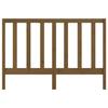 VidaXL Headboard Honey Brown 146x4x100 Cm Solid Pine Wood 817693