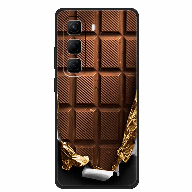 Per Custodia Infinix Hot 50 5G Fiori Morbido Silicone TPU Antiurto Custodie per Telefono per Infinix X6720 Animali Lupo Cool Copertura Protettiva