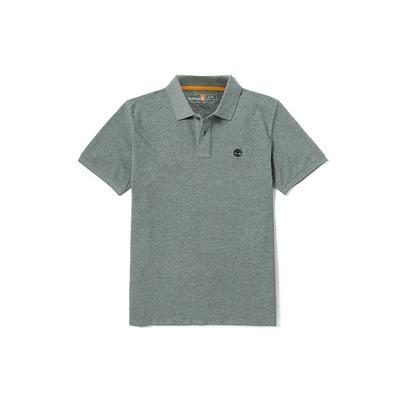 Casual Short Sleeve Polo Shirt Men Polo Shirts Gray A24H2-052