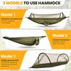 Portable Anti-Mosquito Camping Hammock with Automatic Quick-Opening