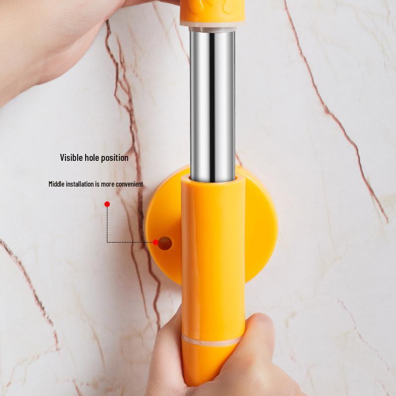 135° Anti-Slip Stainless Steel Bathroom Grab Bar for Elderly - Accessible Stair & Toilet Handrail