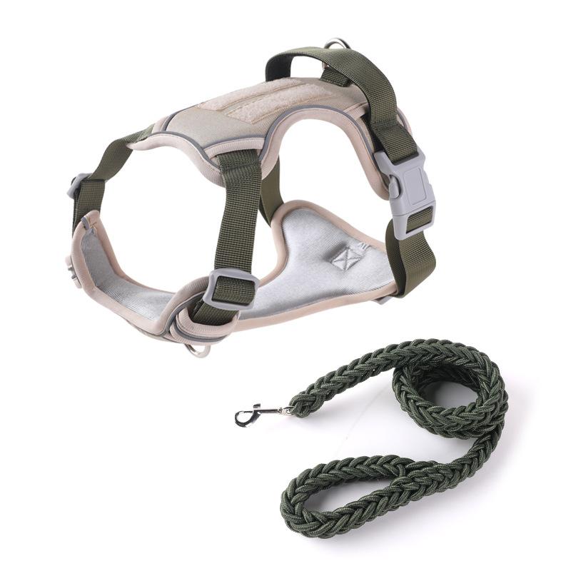 Dog Leash Explosion-proof  Large Dog Chest Strap Reflective Dog Leash Vest Type Pet Leash