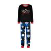 Christmas Print Crewneck Top and Plaid Pants Set, 2 Piece Holiday Outfit