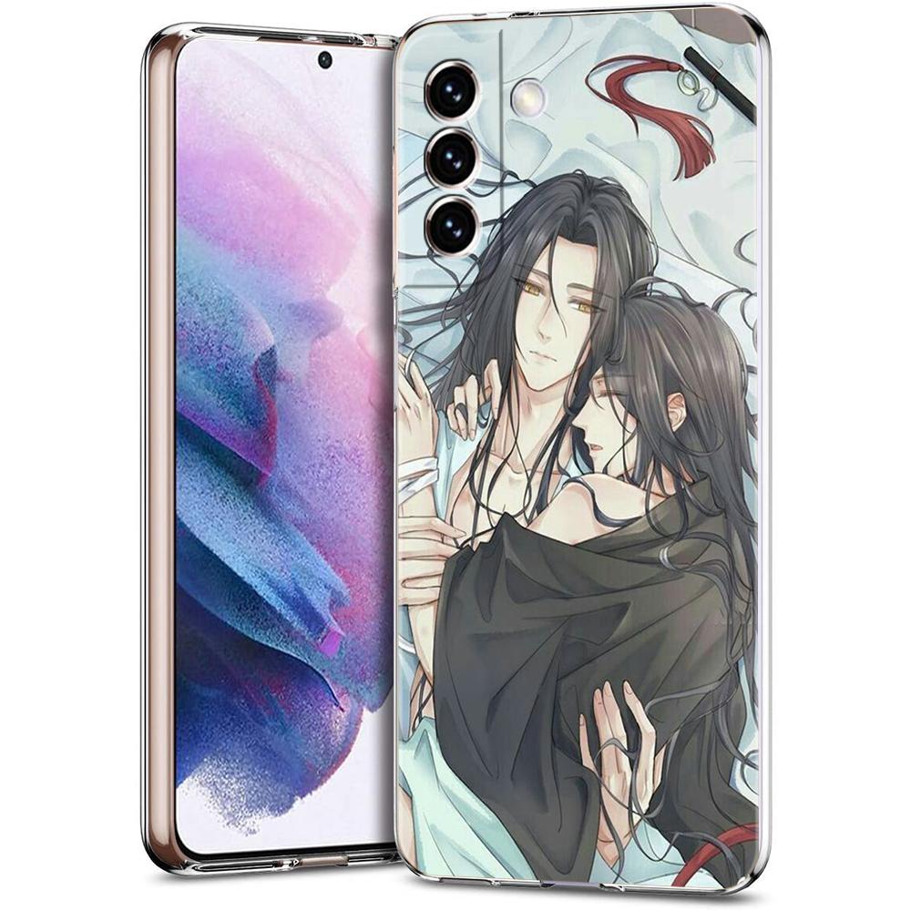 Mo Dao Zu Shi Phone Case for Samsung Galaxy S23 S20 FE S22 S21 Ultra M21 M22 M32 S10 S10E S9 S8 Plus 5G Transparent Shell Capas