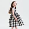 Girls' Sleeveless Plaid Princess Dress