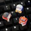 Figurka One Piece Trafalgar D. Zákon o vodě Edward Newgate DIY Keycap Roztomilý Kreslený Kříž Mechanická Klávesnice ESC Základní Keycap Dárek