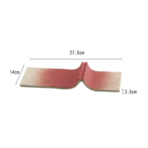 

Креативная керамическая тарелка для суши в форме книги, плоская тарелка неправильной формы, десертная тарелка, тарелки для закусок, специальная посуда для ресторанов