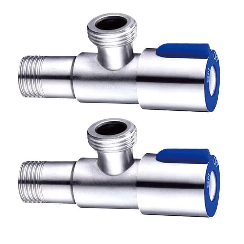 Xingongpai Thickened Stainless Steel Cold and Hot Water Angle Valve Set