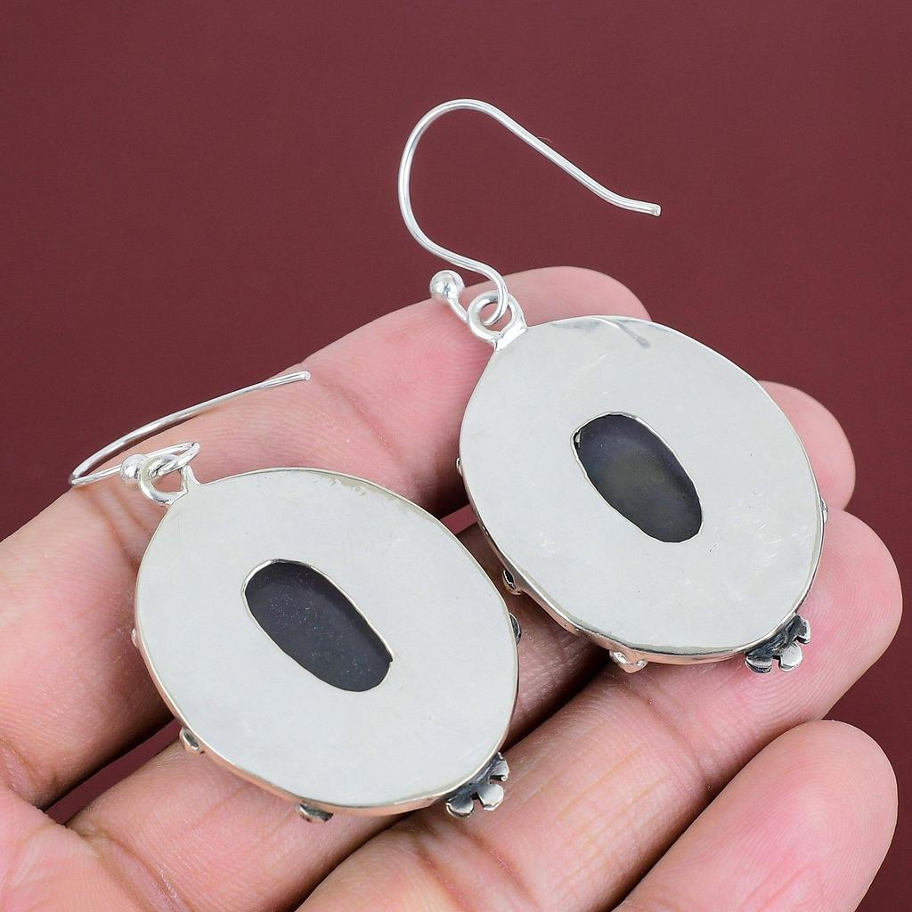 Aquamarine Earring Original Gemstone Jewelry 925 Sterling Silver Earring Handmade Earring Aquamarine Jewelry Dangle Earring Gifts For Friend