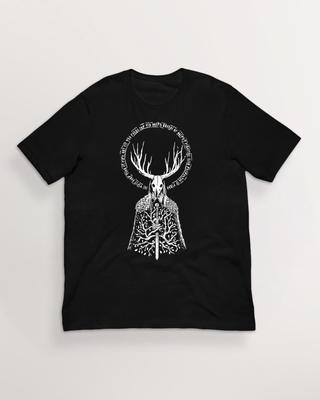 Binding of Fate T-Shirt| Norse Mythology Viking Art T-Shirt | 100% Cotton Unisex Pagan Tee | HUMAN MADE, No Ai