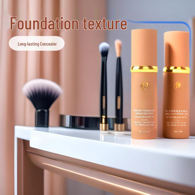 TK Hot 4-в-1 Меняющий цвет Увлажняющий Стойкий Консилер Тональная основа