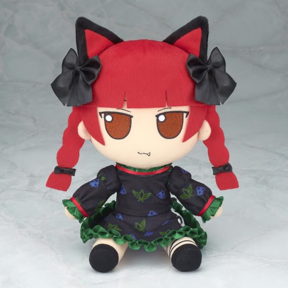 Includes bonus can badge. Touhou Plushie Series 79: Kaenbyou Rin Fumo Fumorin. Plushie