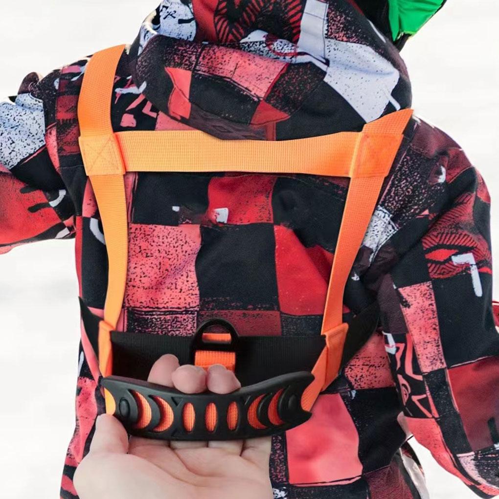 Dětský lyžařský postroj Trénink bruslení Snowboarding Cyklistika Venkovní sportovní pás Nastavitelný bezpečnostní ramenní popruh pro dítě Začátečník