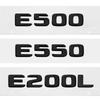 3D Letters Car Tail Emblem Rear Trunk Sticker Badge for Mercedes Benz E200L E260L E300 E320L E320 E350L E350 E500 E550 E Class