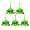 Easy Installation Christmas Decor Novice-friendly Christmas Tree Decor Festive Green Furry Christmas Ball Ornaments for Holiday