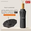 120-Rib Folding Manual Umbrella, Enlarged, Thickened, Reinforced, Men's Sunshade Umbrella, Sun Protection Umbrella, Dual-Use for Sun and Rain