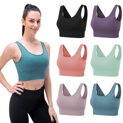 Women's Yoga Bra Anti-shock Gathering Sports Underwear Running Fitness Sports Vest Bra