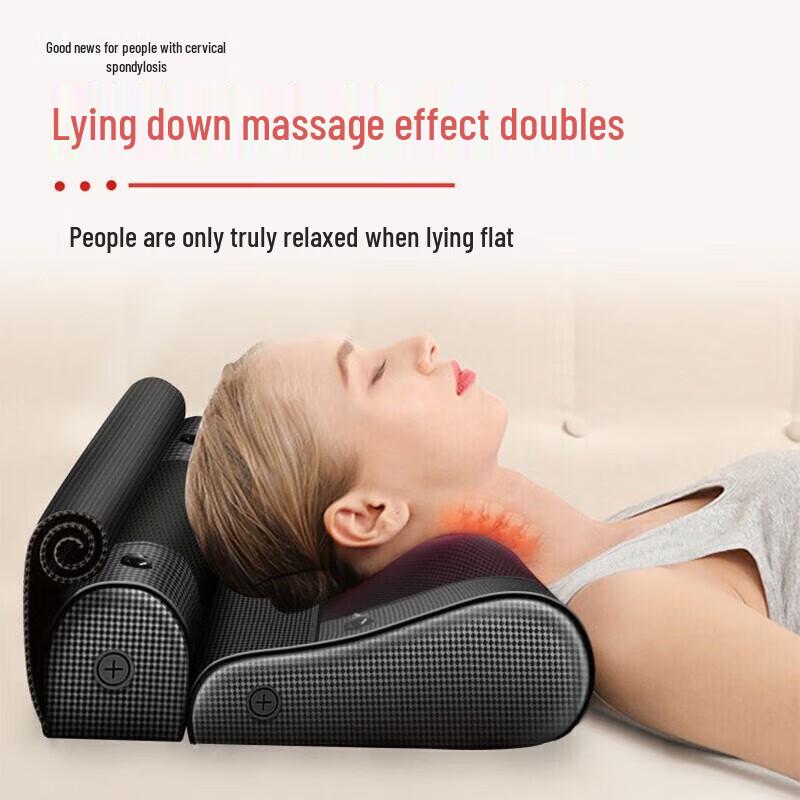 Aux Heating Massage Pillow for Neck, Back, and Waist