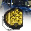 2024 LED three-side light-emitting working lamp fog driving light 5 inch 90w 6500k white yellow off road spot light 4x4 SUV