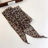 Boho Scarf Belt Leopard Print Women Neckerchief Trendy Hair Band Head Wrap