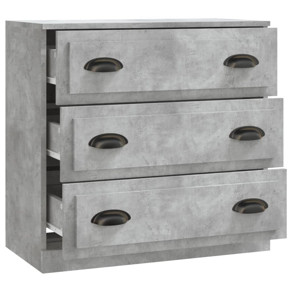 Sideboard Concrete Grey 70 x 35.5 x 67.5 cm Engineered Wood