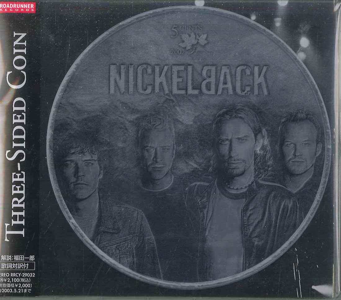 

CD NICKELBACK - Three-Sided Coin RRCY29032PROMO ROADRUNNER 2002 Japan Obi Rock Used