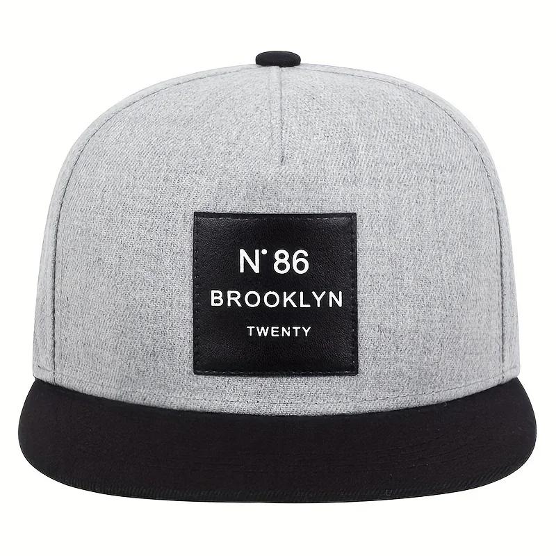 Women Brooklyn Label Hip-Hop Hats Spring Autumn Adjustable Casual Snapback Baseball Caps Outdoor Use Sunscreen Hat For Men And