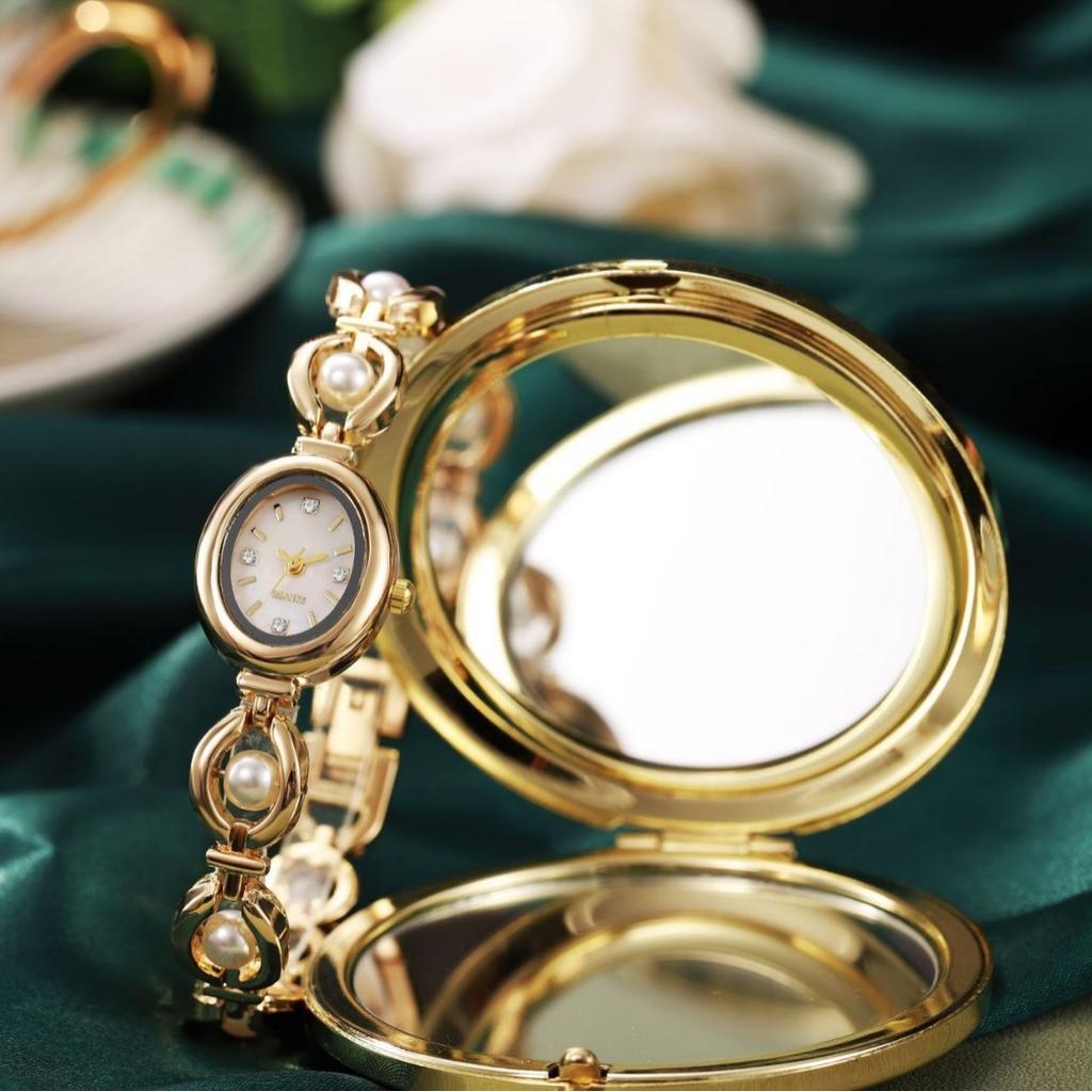Vintage Niche Second-Hand Watches, Fashion Light Luxury Temperament, Small Dial Bracelets, Women'S Watches