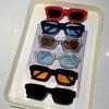 New Men Vintage Rectangle Frame Sunglasses Fashion Retro Sun Glasses Luxury Design Glasses UV400 Eyewear Women Goggles