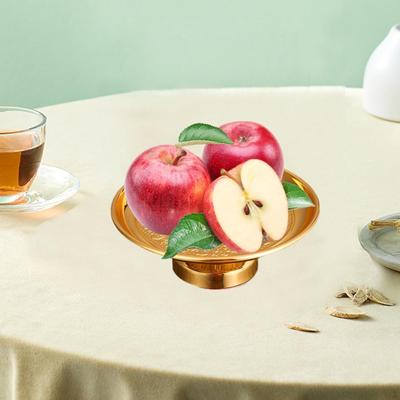 Buddhist Offering Bowl Serving Tray, Temple Decoration Fruit Plate