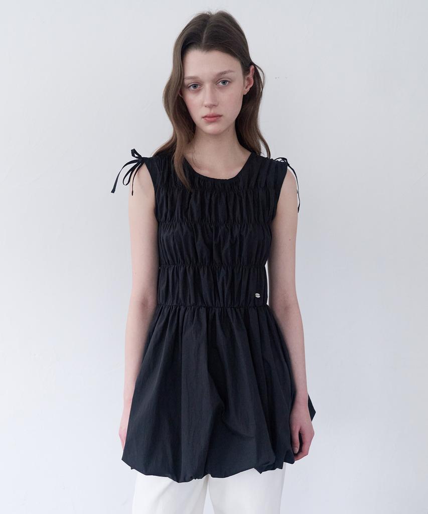 Lora Lora Balloon Mini One Piece Black