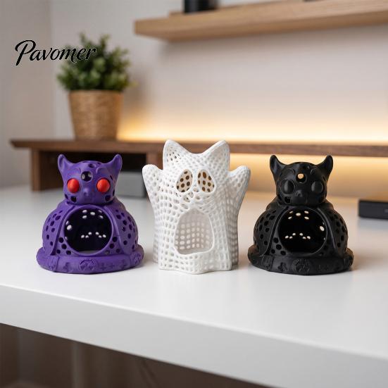 Bat Shape Fish Cave Halloween Aquarium Hideout, Floating Betta Hammock, Ghost Hide Small Hiding Spot And Resting Spot, Tank Decoration for Shrimp